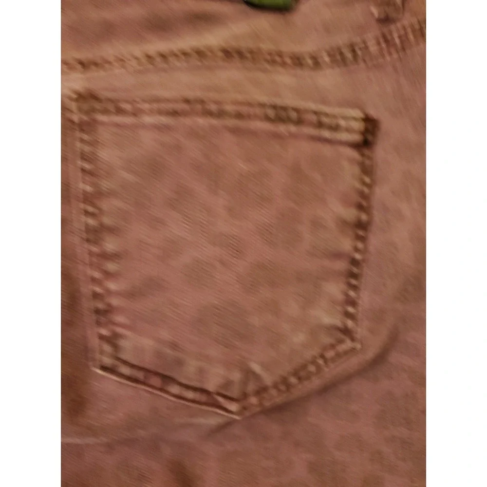 Nine West Vintage America‎ Women's Purple Leopard  Jeans Sz 14 (32x27)